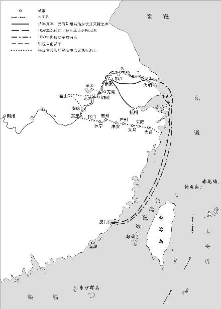 1659年郑成功进攻南京之役图
